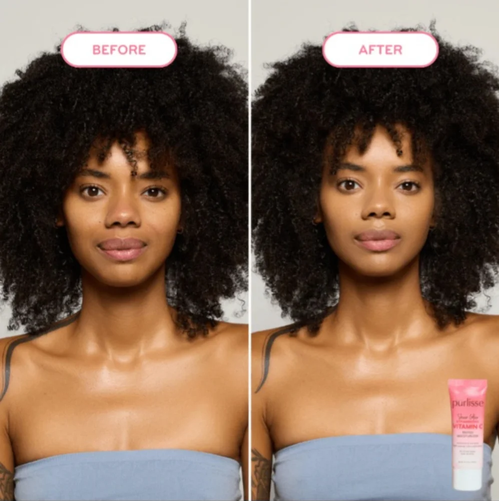 🎉3•$13/4•$16🎉 PURLISSE Strawberry Vitamin C Tinted Moisturizer Tan Deep